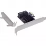 InLine SATA 6Gb/s Kontrolieris ar 4 SATA Portiem PCI-Express 2.0