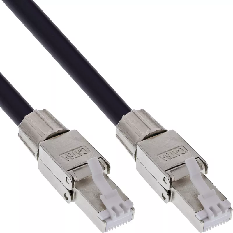 InLine tīkla kabeļa spole IP67 āra PUR, Cat.6A S/FTP, 50m