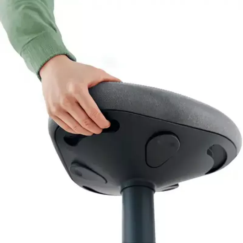 Biroja krēsls Leitz 65450089 Pildīts sēdeklis Pelēks Plastmasas rāmis
