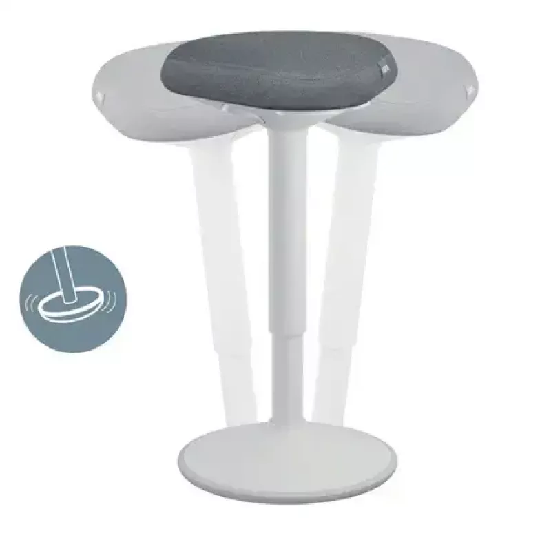 Biroja krēsls Leitz 65450085 Pildīts sēdeklis Pelēks Plastmasas rāmis