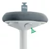 Biroja krēsls Leitz 65450085 Pildīts sēdeklis Pelēks Plastmasas rāmis