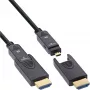 InLine HDMI AOC kabelis, Ultra High Speed HDMI, 8K4K, noņemams spraudnis, 50m