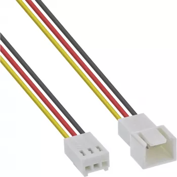 InLine Fan Kabeļa Pagarinātājs 3pin Molex vīrietis/sieviete garums 2m