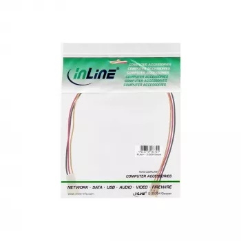 InLine Fan Kabeļa Pagarinātājs 3pin Molex vīrietis/sieviete garums 2m