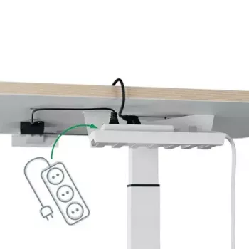 Datorgalda virsma Leitz 65340001 Square Alumīnijs Tumši Pelēka 600x800x650mm