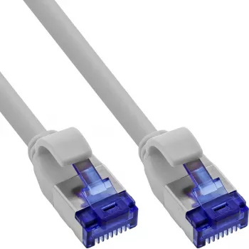 InLine 74901 tīkla kabelis, pelēks, 10 m, Cat6a, S/FTP (S-STP)