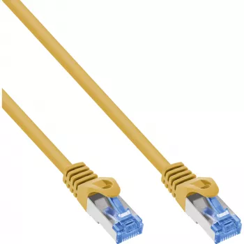 InLine 72607Y tīkla kabelis, dzeltens, 7,5 m, Cat6a, S/FTP (S-STP)