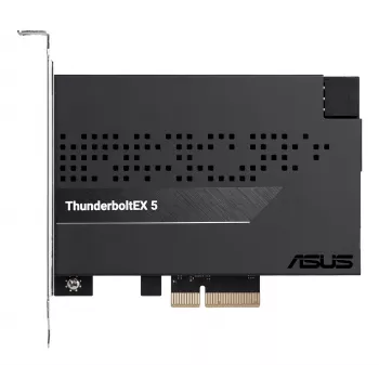 Interfeisa karte ASUS ThunderboltEX 5 — PCIe 4.0, Intel JHL9580, Mini DisplayPort, USB 2.0, 120 Gbit/s