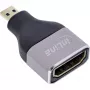 InLine 17991B HDMI A uz Micro HDMI D adapteris, melns pelēks