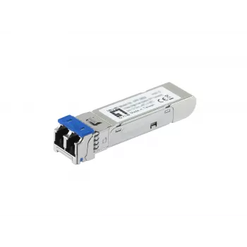 LevelOne SFP-2603 2.5Gbps vienmodas industriālais SFP raiduztvērējs, 20km, 1310nm, -40°C līdz 85°C