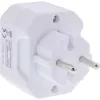 Strāvas adapteris Tips F uz Tips C InLine 16471A Balts