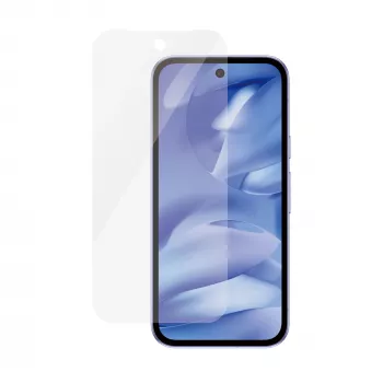Aizsargstikls PanzerGlass Google Pixel 9a Ultra-Wide Fit, izturīgs pret skrāpējumiem un triecieniem