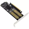 InLine 76660T PCIe 3.0 x16 karte ar 2x M.2 un 1x mSATA slotiem