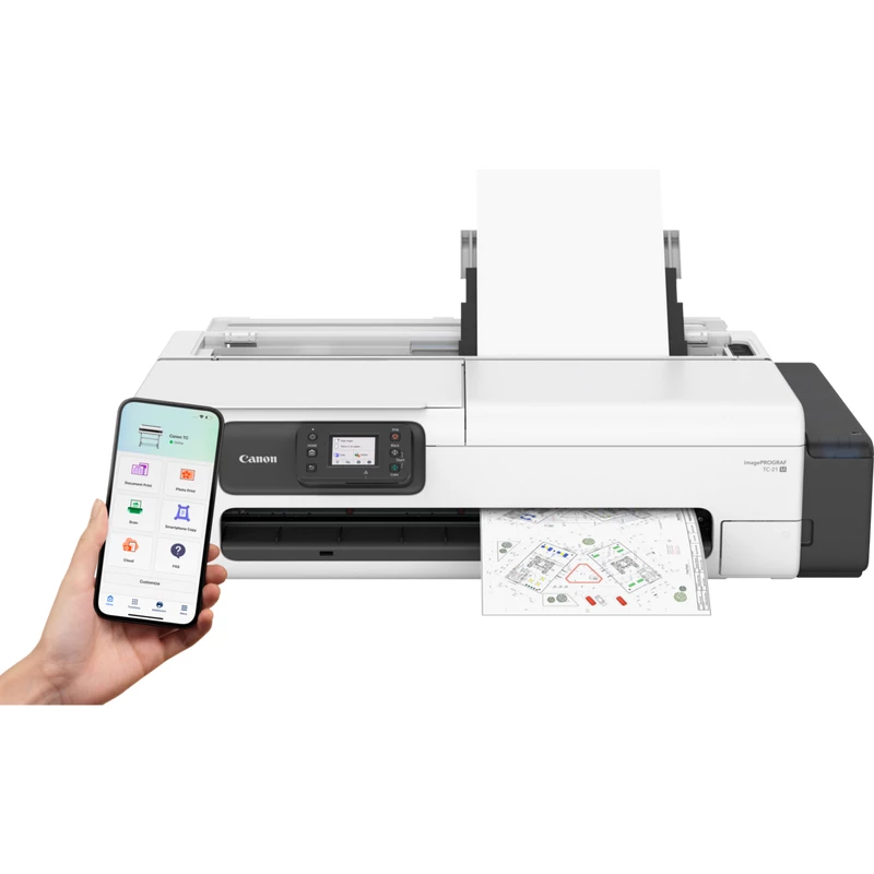 Lielformāta tintes printeris Canon imagePROGRAF TC-21M — krāsu, 2400 x 1200 DPI, A1, Wi‑Fi, Ethernet, 1 GB
