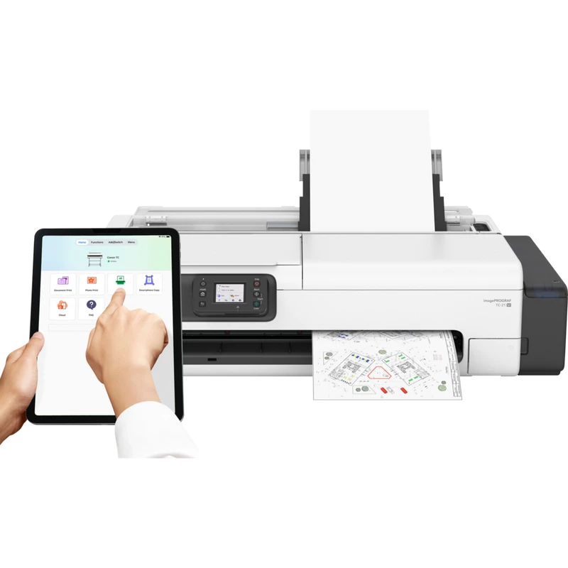 Lielformāta tintes printeris Canon imagePROGRAF TC-21M — krāsu, 2400 x 1200 DPI, A1, Wi‑Fi, Ethernet, 1 GB