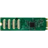 InLine 76660W Iekšējais seriālais adapteris M.2 vīrišķais ASIX AX99100 4 Gbit/s
