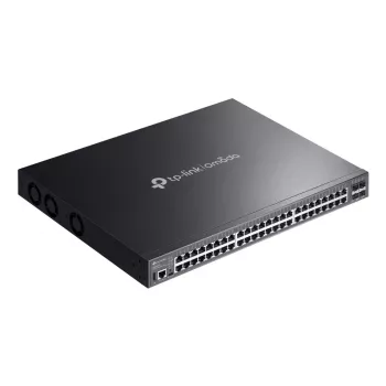TP-Link Omada SG5452XMPP pārvaldāms L3 PoE++ tīkla slēdzis, 48 porti Gigabit, 4× 10G SFP+, 770W PoE budžets, melns