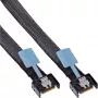 InLine 27662A SAS kabelis 0.5 m 24 Gbit/s Melns, Zils, Pelēks