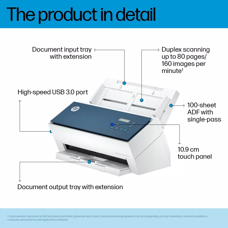 HP ScanJet Enterprise Flow 9000 s1 lokšņu skeneris 600 x 600 DPI