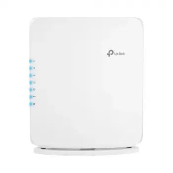 Bezvadu maršrutētājs TP-Link Archer BE450 — Divjoslu (2,4/5 GHz), Wi-Fi 7, Multi-Gigabit Ethernet, 5x LAN, USB, balts