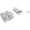 InLine Crimp savienotājs Cat.6A RJ45 ekranēts, 3-daļīgs, pelēks, 100 gab.
