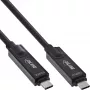 InLine 35793I USB 3.2 Gen.2 AOC kabelis 8K60Hz 60W optiskais aktīvais kabelis 3m