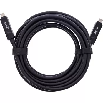 InLine 35797I USB-C uz USB-C aktīvais optiskais kabelis — USB 3.2 Gen 2, 8K@60Hz, 60W, 7.5 m