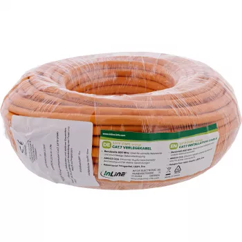 Tīkla kabelis InLine 70210I RJ45 Cat.7 600MHz 1m Oranžs