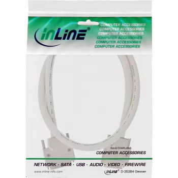 InLine SCSI U320 kabelis, 68 kontaktu micro Centronics (VHD) tēviņš / tēviņš, 3m