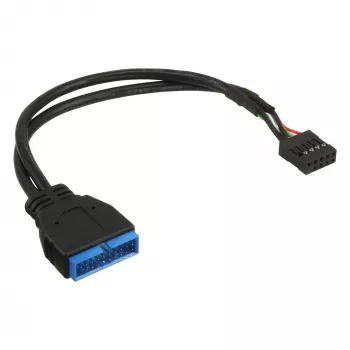 InLine USB 2.0 uz 3.0 iekšējais adaptera kabelis, 0,30 m