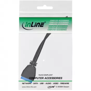 InLine USB 2.0 uz 3.0 iekšējais adaptera kabelis, 0,30 m
