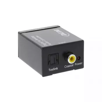 InLine Audio Pārveidotājs Digitāls uz Analogu Toslink vai Koaksiālais RCA Ieeja, 2x RCA Stereo Izeja