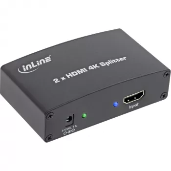 InLine HDMI Sadalītājs/Dublētājs, 2-portu, 4K2K saderīgs