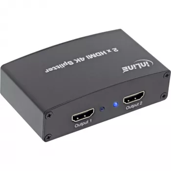 InLine HDMI Sadalītājs/Dublētājs, 2-portu, 4K2K saderīgs