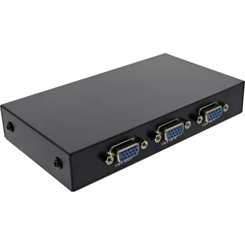 InLine VGA slēdzis manuāls 2-portu 15-pin Sub-D HD 1920 x 1440