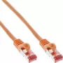 InLine Patch Kabelis S/FTP PiMF Cat.6 250MHz PVC varš oranžs 0.25m