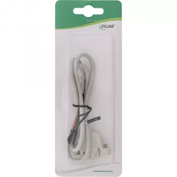 USB 2.0 adaptera kabelis InLine 33440F 0,60m USB A sievišķais / iekšējais header