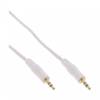 InLine Audio kabelis 3.5mm stereo tēviņš/tēviņš balts/zelta 2.5m