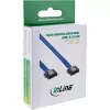 InLine SATA 6Gb/s kabelis ar mazo spraudni 0,5m ar fiksatoriem 27705K