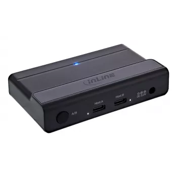 InLine 60604I USB-C pārslēgs ar 4 portu USB centrmezglu