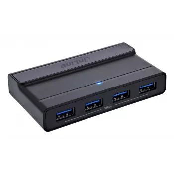 InLine 60604I USB-C pārslēgs ar 4 portu USB centrmezglu