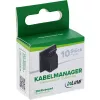 InLine 59971E kabeļu āķis Universāls Melns 10 gab.