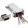 InLine Adapter DB9 sievišķais / RJ45 8P8C sievišķais ar metāla pārklājuma korpusu 68889L