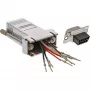 InLine Adapter 9-pin Sub-D vīrietis uz RJ45 sieviete metāla pārklājums 68889M