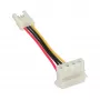 InLine Barošanas adapteris iekšējais disketes (mātīte) / Molex 4 kontaktu (tēviņš) 0.06 m