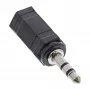 Audio adapteris 2,5mm ligzda / 3,5mm spraudnis stereo InLine 99309