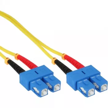 InLine optiskās šķiedras dupleksais kabelis SC/SC 9/125µm OS2 2m