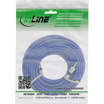 InLine Premium audio kabelis 3.5mm stereo vīriešu/vīriešu 2m