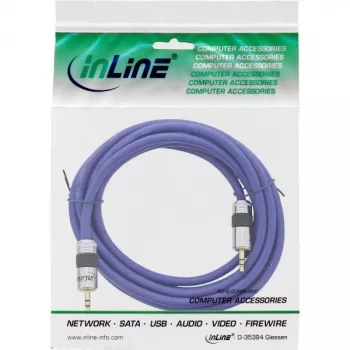 InLine Premium Audio kabelis 3.5mm stereo vīriešu/vīriešu 20m