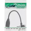InLine Micro USB OTG adaptera kabelis Micro-B leņķa vīrišķais uz USB A sievišķo 0.1m